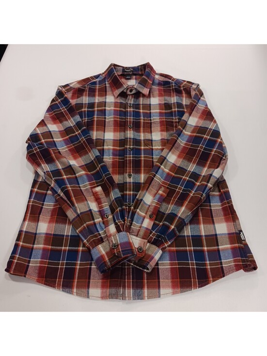 Eddie Bauer Other - Eddie Bauer Classic Fit Men's Red/Blue Flannel Plaid Button-Up Shirt Size Large